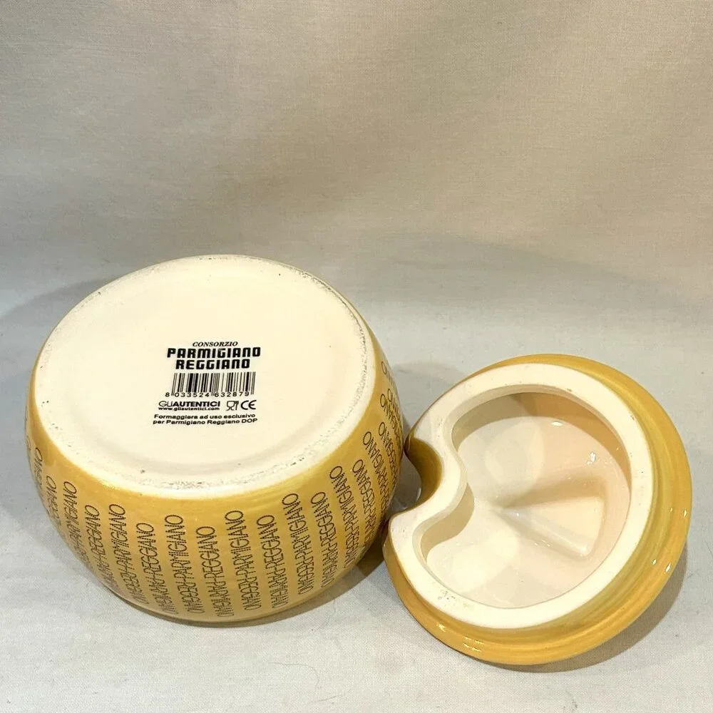 Parmigiano Reggiano Ceramic Cheese Container Italy
